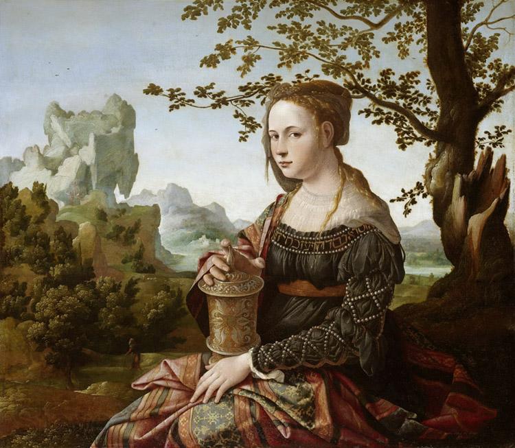 Jan van Scorel Mary Magdalene (mk08) France oil painting art